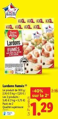Lidl Lardons Fumés offre