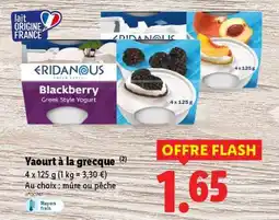 Lidl Yaourt à la grecque offre