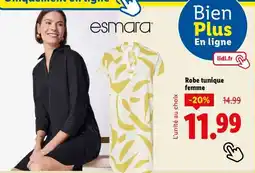 Lidl Robe tunique femme offre