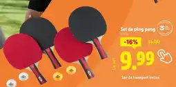 Lidl Set de Ping Pong offre