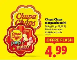 Lidl Chupa Chups Marguerite mini offre
