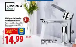 Lidl Mitigeur de lavabo monocommande offre