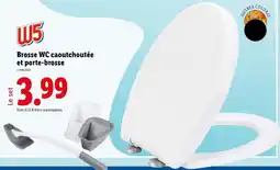 Lidl Brosse WC caoutchoutée et porte-brosse offre