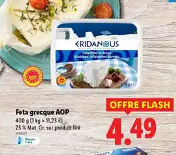 Lidl Feta Grecque AOP offre