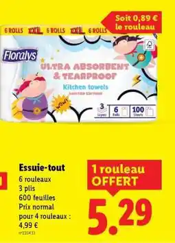 Lidl Essuie-tout offre