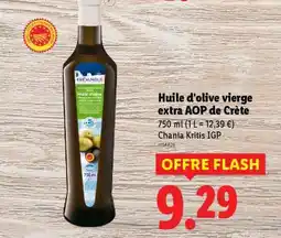 Lidl Huile d'olive vierge extra AOP de Crète offre