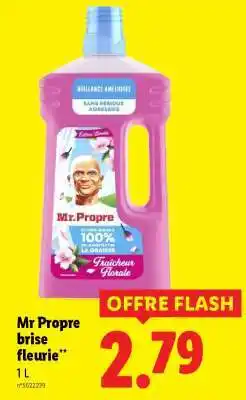 Lidl Mr Propre brise fleurie offre