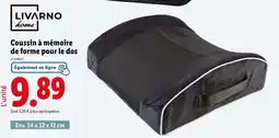 Lidl Coussin à mémoire de forme pour le dos offre