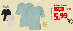 Lidl T-shirts femme offre