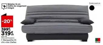 BUT Banquette-lit clic-clac Dallas offre