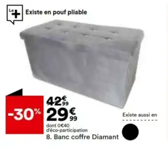Banc coffre Diamant