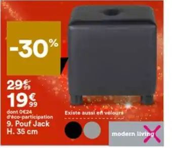 BUT Pouf Jack offre