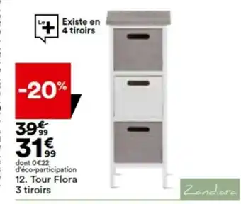 BUT Tour Flora 3 tiroirs offre
