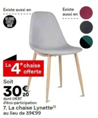 BUT La chaise Lynette offre