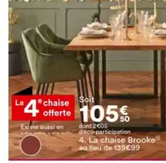 BUT La chaise Brooke offre