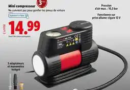 Lidl ULTIMATE SPEED Mini compresseur offre