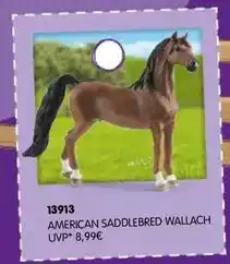 Schleich American saddlebed wallach 13913 offre