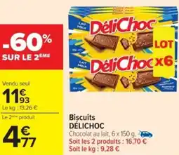 Cora x Carrefour Biscuits délichoc offre