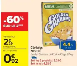 Cora x Carrefour Céréales nestlé offre