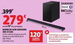 Auchan SAMSUNG Barre de son hw-s710d offre