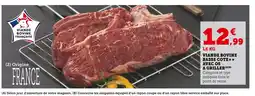 Super U Viande bovine basse cote avec os a griller offre