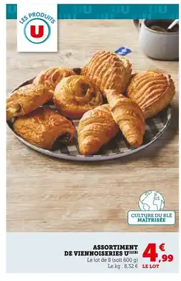 Super U Assortiment de viennoiseries u offre