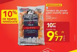 METRO Tenders de poulet pané crunchy spicy offre