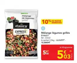 METRO D'AUCY Mélange légumes grillés offre