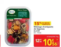 METRO BLUVER Mélange d'antipastis de légumes offre