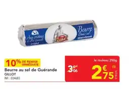 METRO GILLOT Beurre au sel de Guérande offre