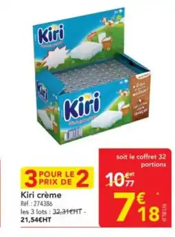 METRO KIRI crème offre