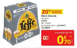 METRO LEFFE Bière blonde offre