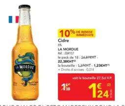 METRO LA MORDUE cidre offre