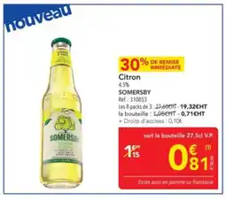 METRO SOMERSBY Citron offre