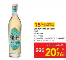 METRO FIORENTE Liqueur de sureau offre