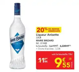 METRO MARIE BRIZARD Liqueur Anisette offre