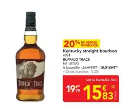 METRO BUFFALO TRACE Kentucky straight bourbon offre