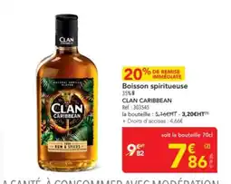 METRO CLAN CARIBBEAN Boisson spiritueuse offre