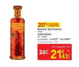 METRO ANNE BONNY Boisson Spiritueuse offre