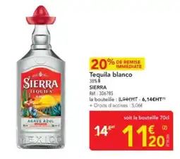 METRO SIERRA Tequila blanco offre