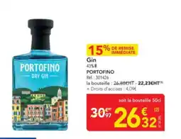 METRO PORTOFINO Gin offre
