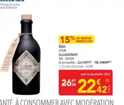 METRO ILLUSIONIST Gin offre