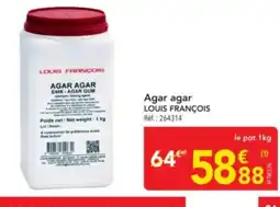 METRO LOUIS FRANCOIS Agar agar offre