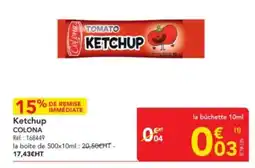 METRO COLONA Ketchup offre