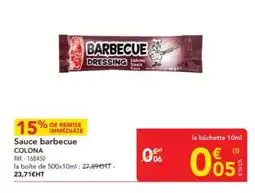 METRO COLONA Sauce barbecue offre