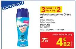 METRO SOUPLINE Adoucissant perles Grand Air offre