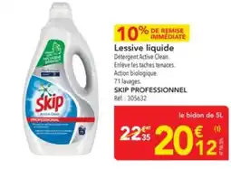 METRO SKIP PROFESSIONNEL Lessive liquide offre
