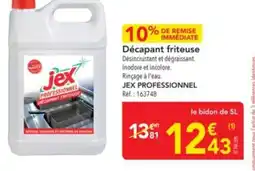 METRO JEX PROFESSIONNEL Décapant friteuse offre