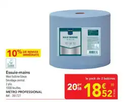 METRO METRO PROFESSIONAL Essuie-mains offre