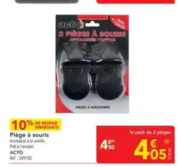 METRO ACTO Piège à souris offre